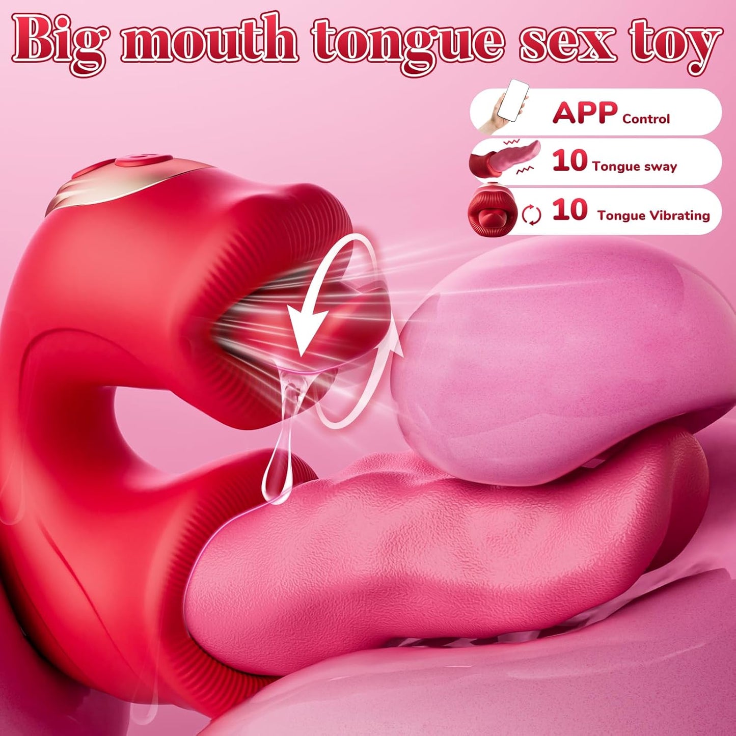VibeWhip 4-in-1 Tongue Slap & Thrust Vibe