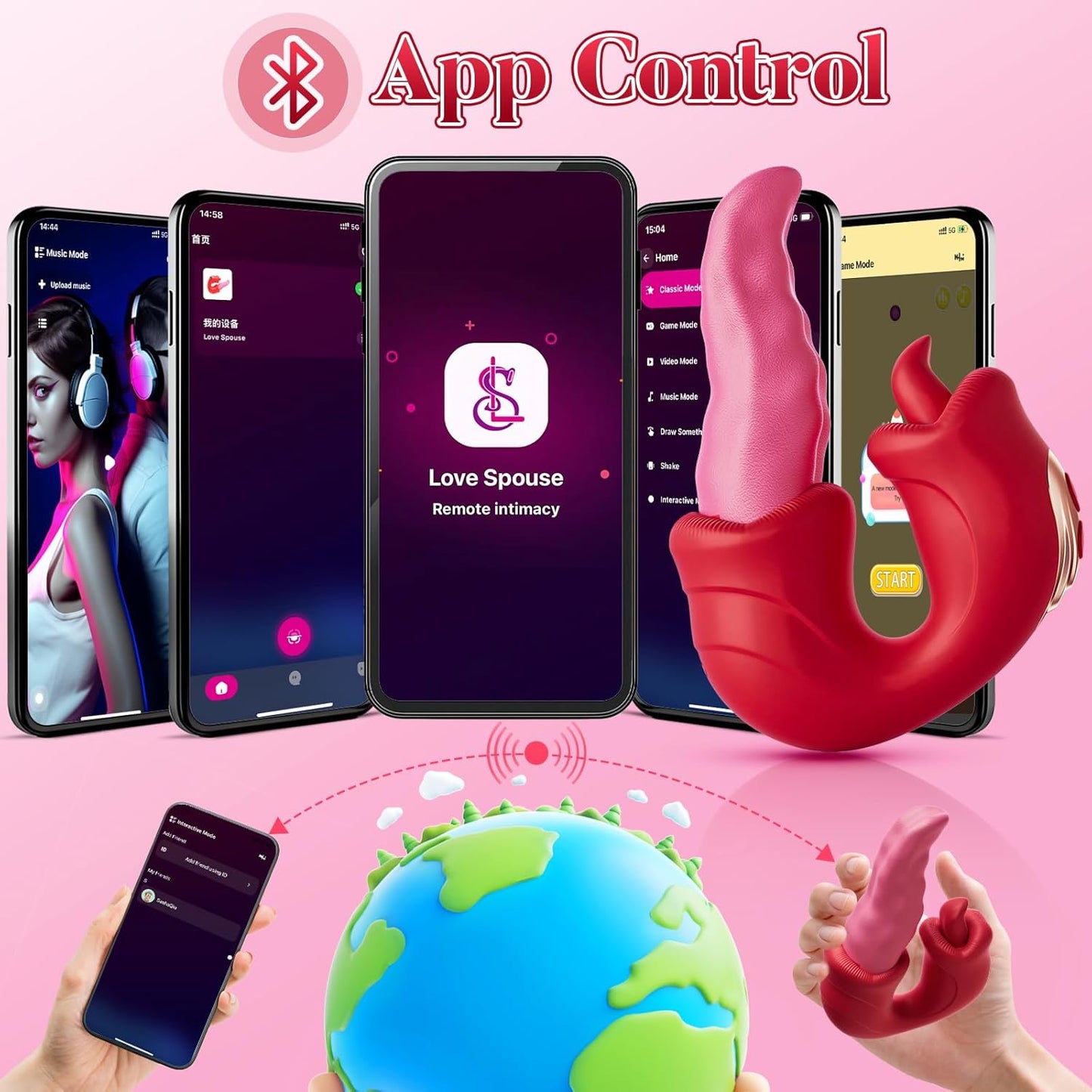 VibeWhip 4-in-1 Tongue Slap & Thrust Vibe